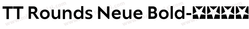 TT Rounds Neue Bold字体转换
